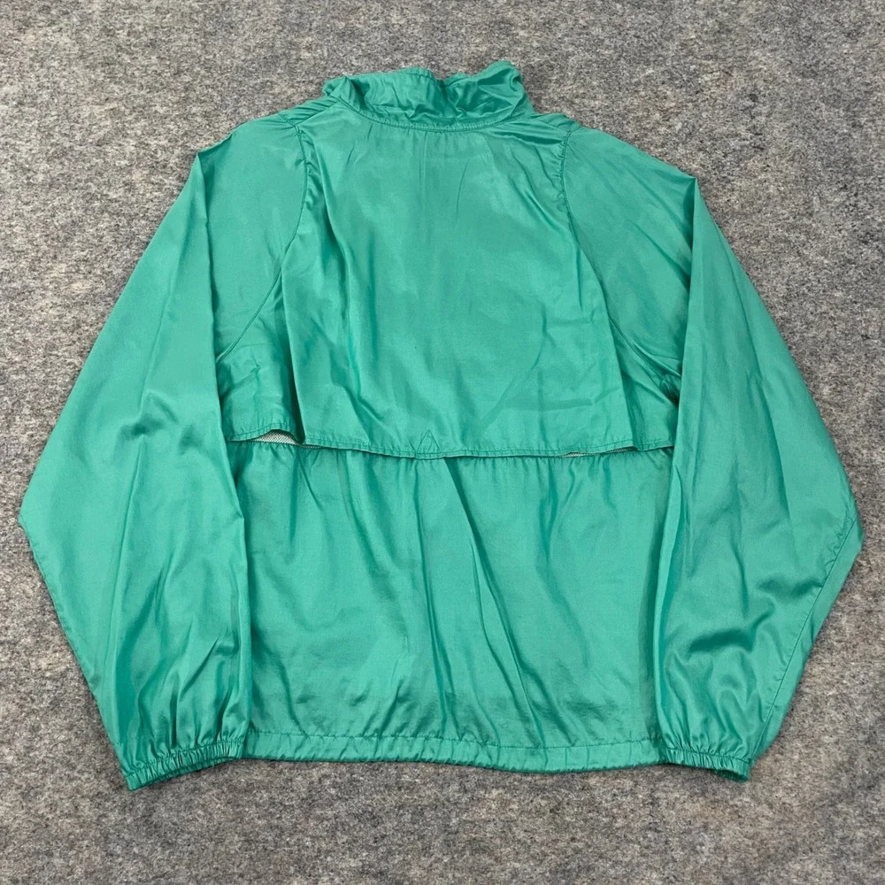 VTG Nike Teal Windbreaker Pullover Jacket Men's Large 90s Half Zip Anorak